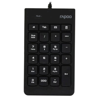 цифровой блок Rapoo K10 Black Черный