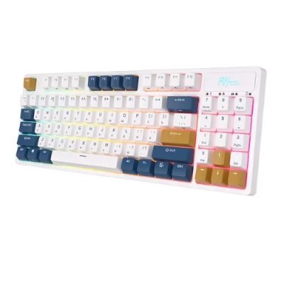 клавиатура Royal Kludge RK89 6935280817373 Белый-синий