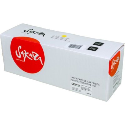 картридж Sakura SACE412A желтый