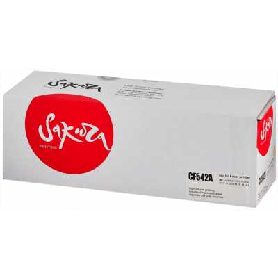 картридж Sakura SACF542A желтый