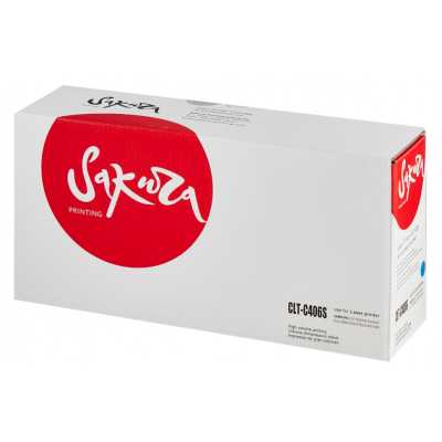 картридж Sakura SACLTC406S голубой