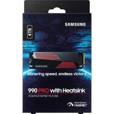 SSD диск Samsung 990 PRO 4Tb MZ-V9P4T0CW Черный