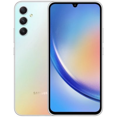 смартфон Samsung Galaxy A34 5G 8/256GB Silver SM-A346EZSESKZ серебристый