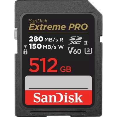 карта памяти SanDisk Extreme Pro 512GB SDSDXEP-512G-GN4IN