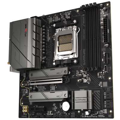 материнская плата Sapphire B850M Pulse WIFI Черный