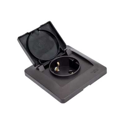 розетка силовая Schneider Electric Glossa GSL001346 Графит