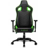 игровое кресло Sharkoon Elbrus 2 Black-Green черно-зеленый