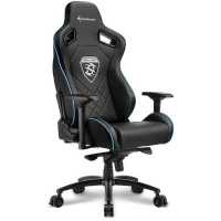 игровое кресло Sharkoon Skiller SGS4 Black-Blue черно-синий