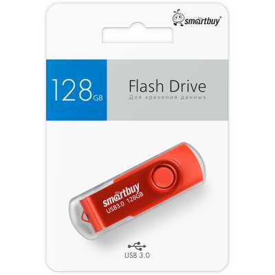 флешка SmartBuy 128GB SB128GB3TWR Красный