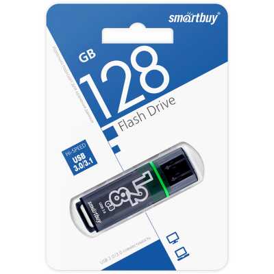 флешка SmartBuy 128GB SB128GBGS-DG Серый