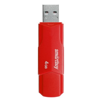 флешка SmartBuy 4GB SB4GBCLU-R Красный