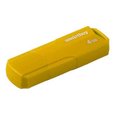 флешка SmartBuy 4GB SB4GBCLU-Y Черный