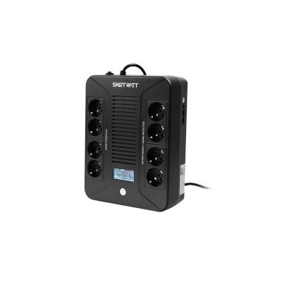 ИБП SMARTWATT Safe Pro LCD 800 3703020280002 Черный
