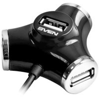 разветвитель USB Sven HB-012 черный