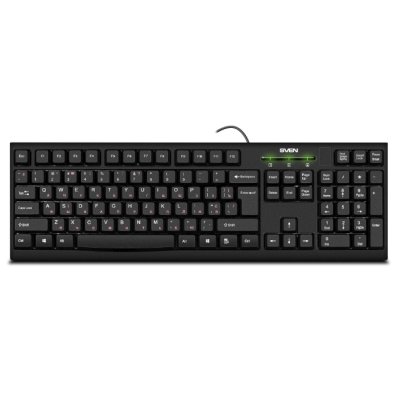 клавиатура Sven KB-S300 Black USB Черный