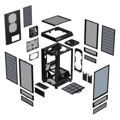 корпус Thermaltake The Tower 200 Black CA-1X9-00S1WN-00