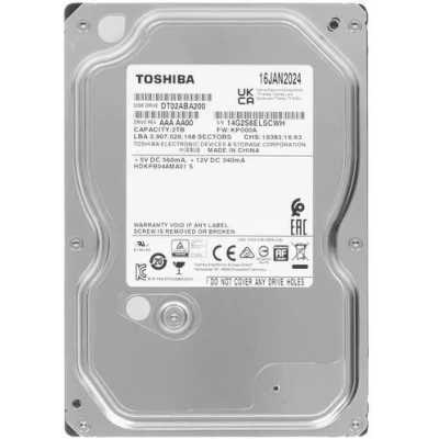жесткий диск Toshiba DT02 2Tb DT02ABA200 Серебристый