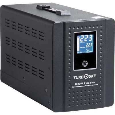ИБП Turbosky 1000VA Pure Sine Черный