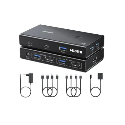 KVM переключатель Ugreen AK502 45452