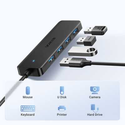 разветвитель USB Ugreen CM219 35574 черный
