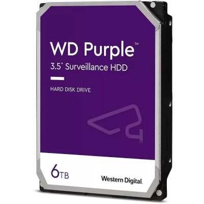 жесткий диск WD Purple 6Tb WD64PURZ Фиолетовый