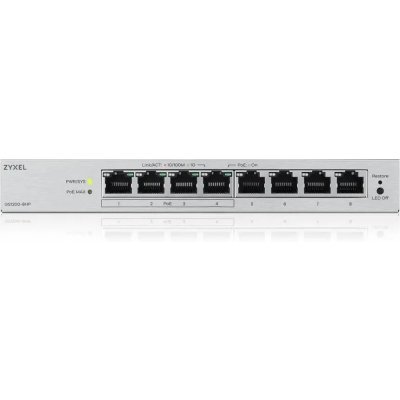 коммутатор ZYXEL GS1200-8HPV3-EU0101F